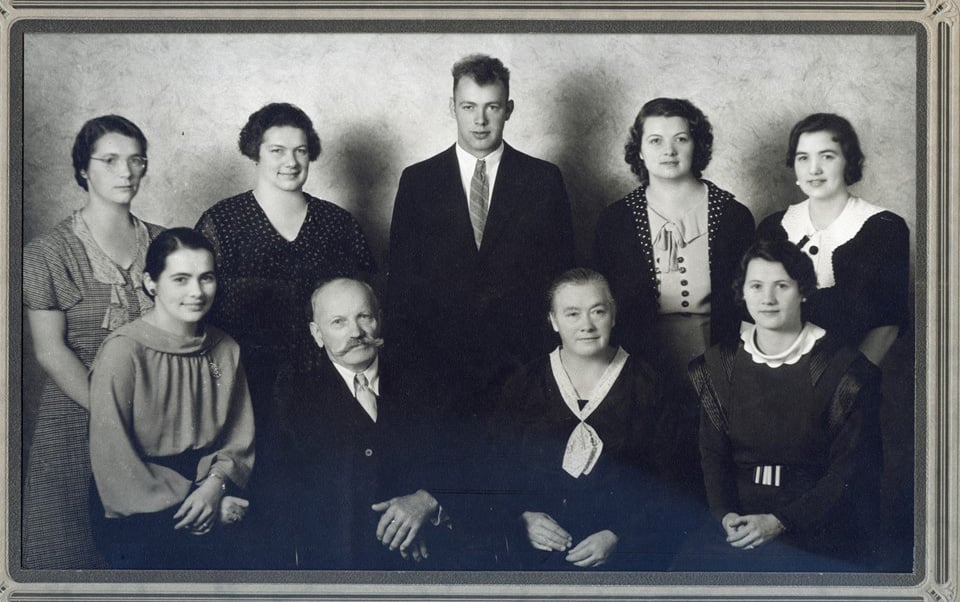 Die Anton Krätz-Familie, Arlington 1940/50