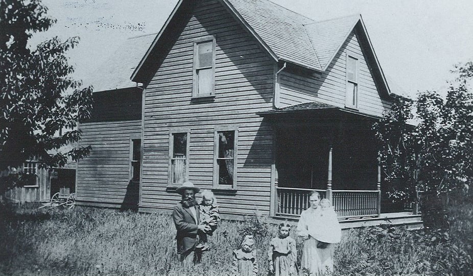 Anton Krätz mit Familie, Arlington 1905