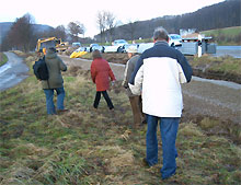 Bau der Amphibienleiteinrichtung