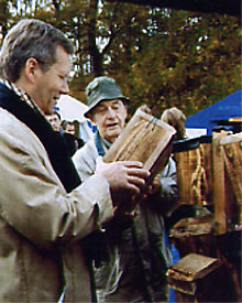 Im Gespräch mit C. Wulff - Foto: NABU/K. Haverkamp