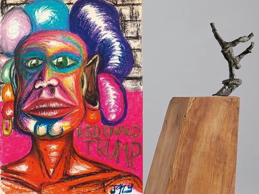 Malerei trifft Skulptur