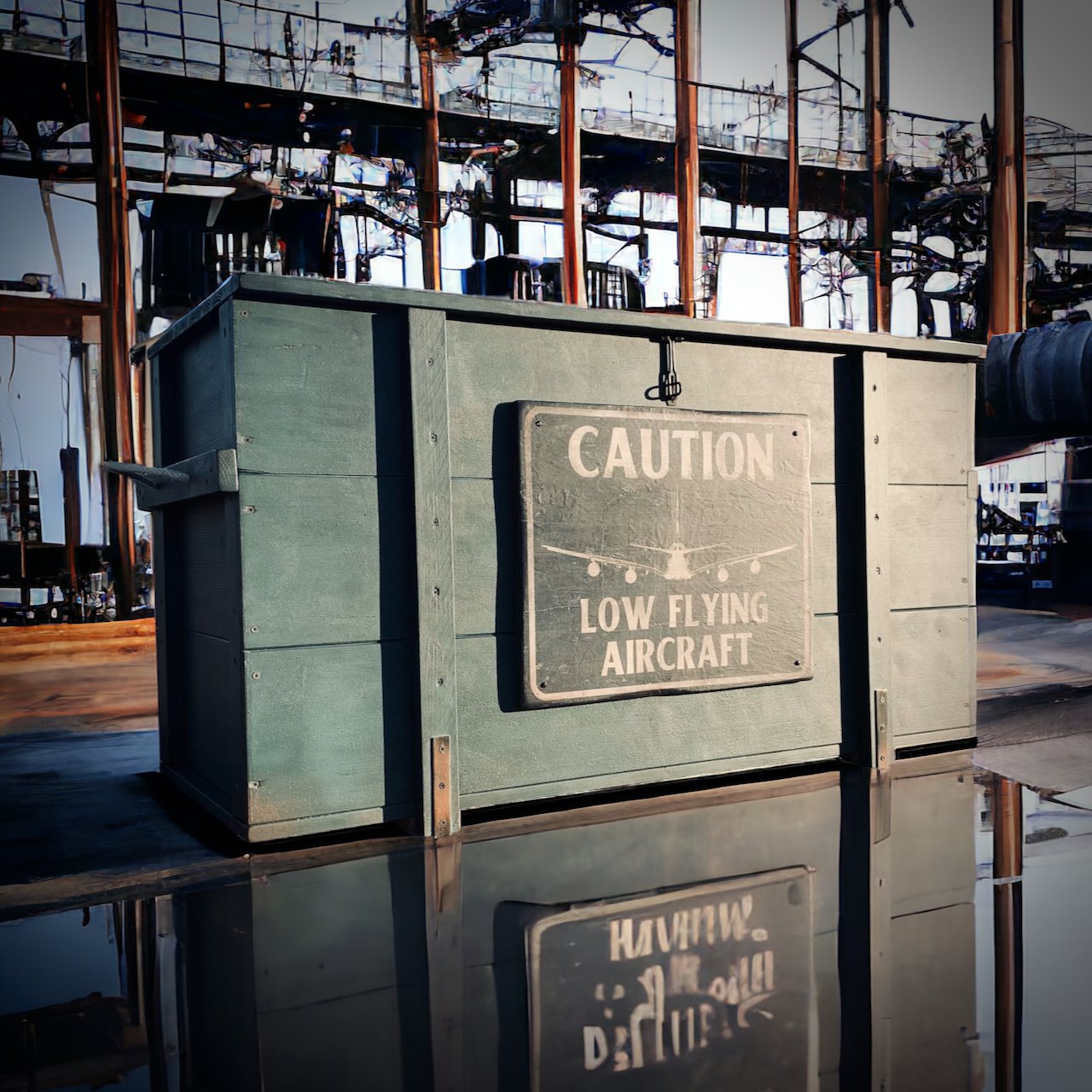 Customized Holztruhe