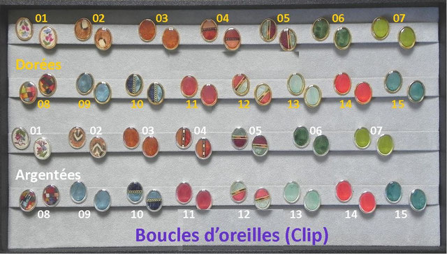 Boucles d'oreilles clip - 25€
