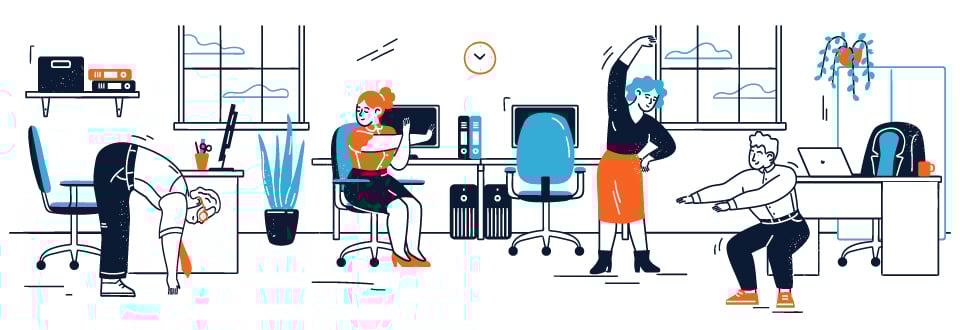 むくみ対策その2　長時間同じ姿勢にならない