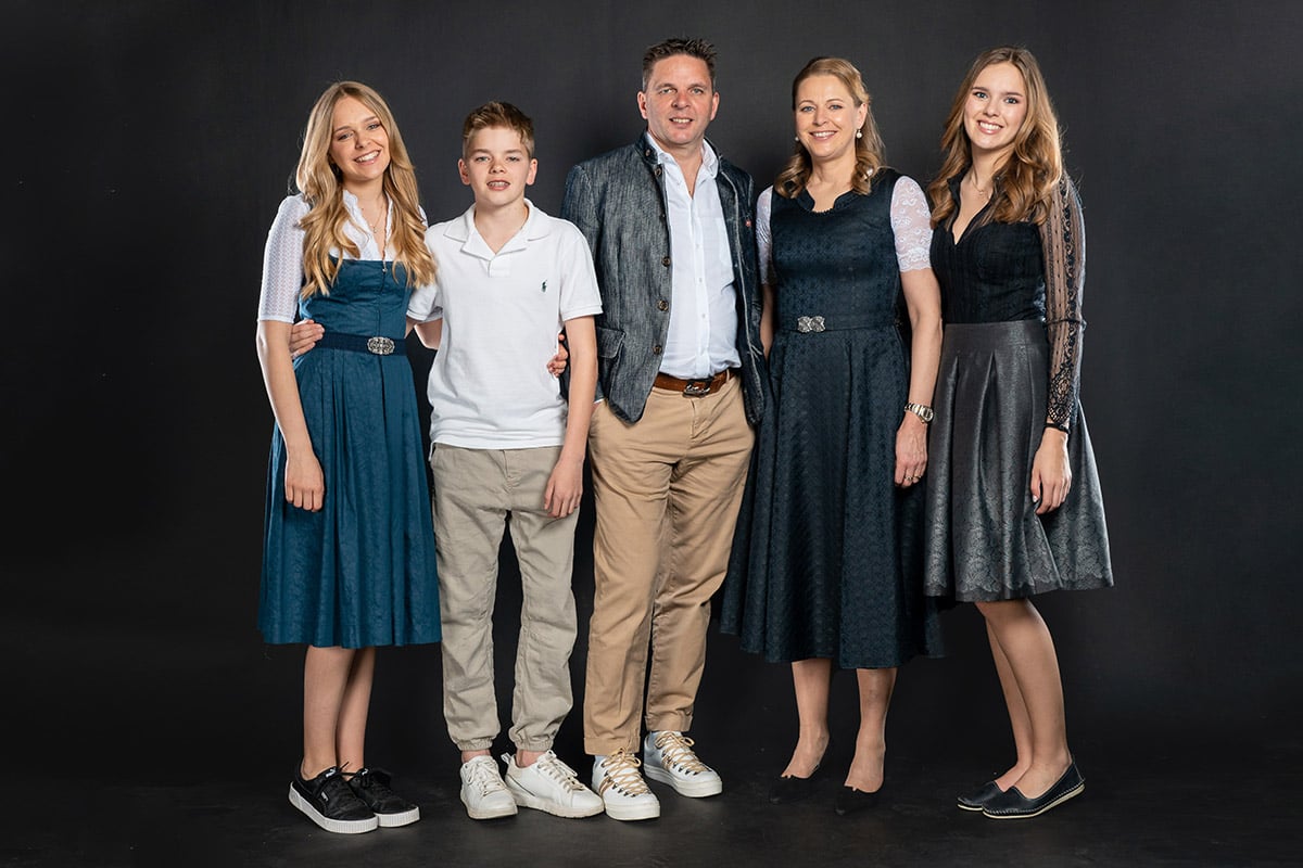 Familie Feller: Anna - Martin - Manfred - Lisbeth - Carina