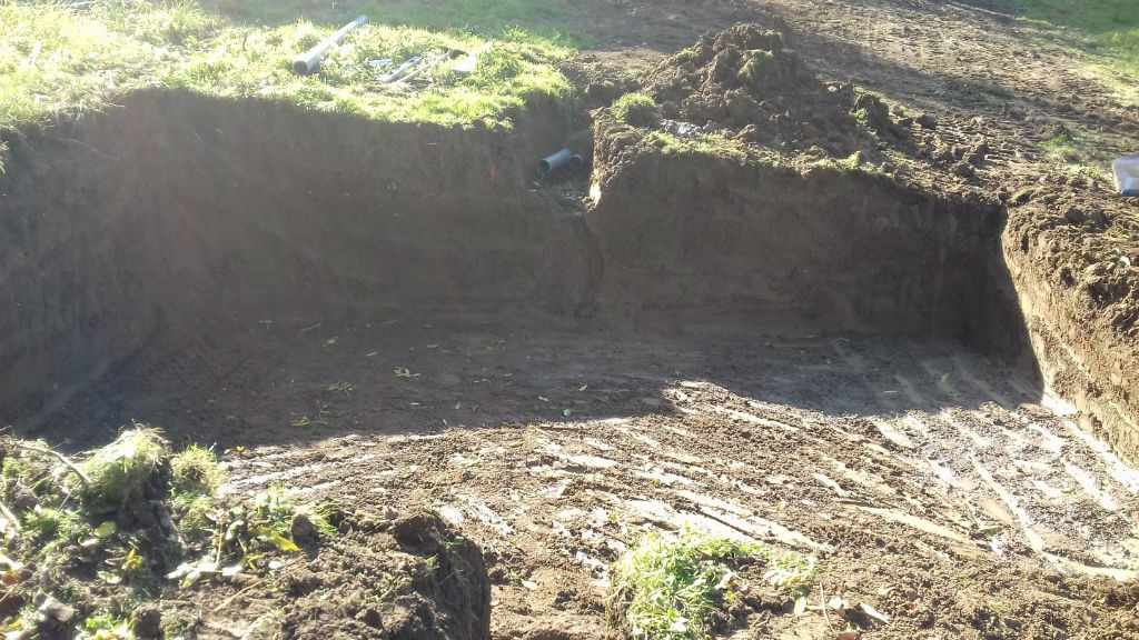 2/6 Terrassement du filtre à sable