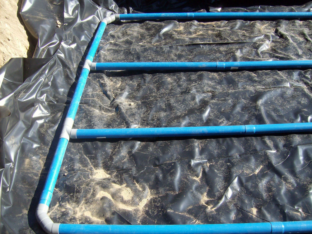 Assainissement avec du sable jaune de Noustoulet en Haute-Loire - filtre à sable par l'entreprise Giraud Sébastien TP