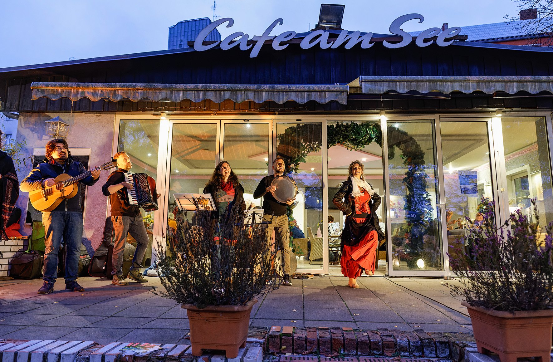 I Pizzicati beim Café am See, Foto: Annette Richter