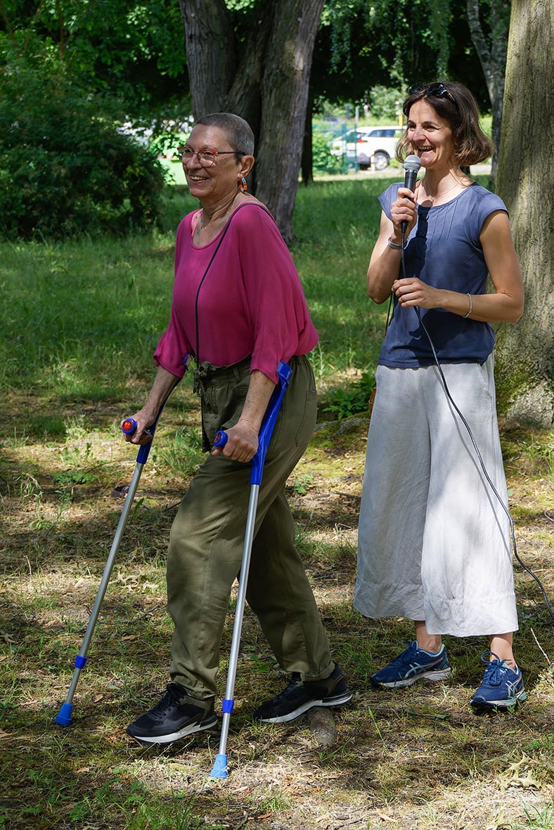 Begrüßung durch Annette Mohr, Quartiersmanagement & Florina Limberg