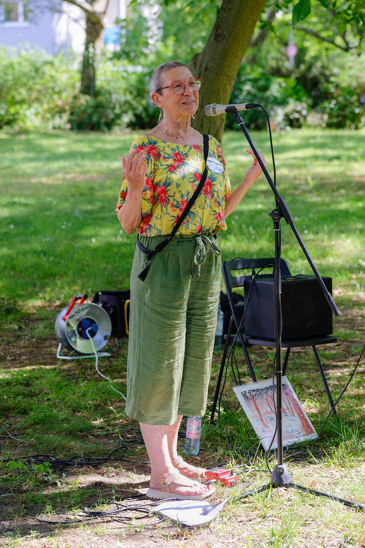 Begrüßung durch Annette Mohe, Quartiersrat, Foto: Oliver Richter