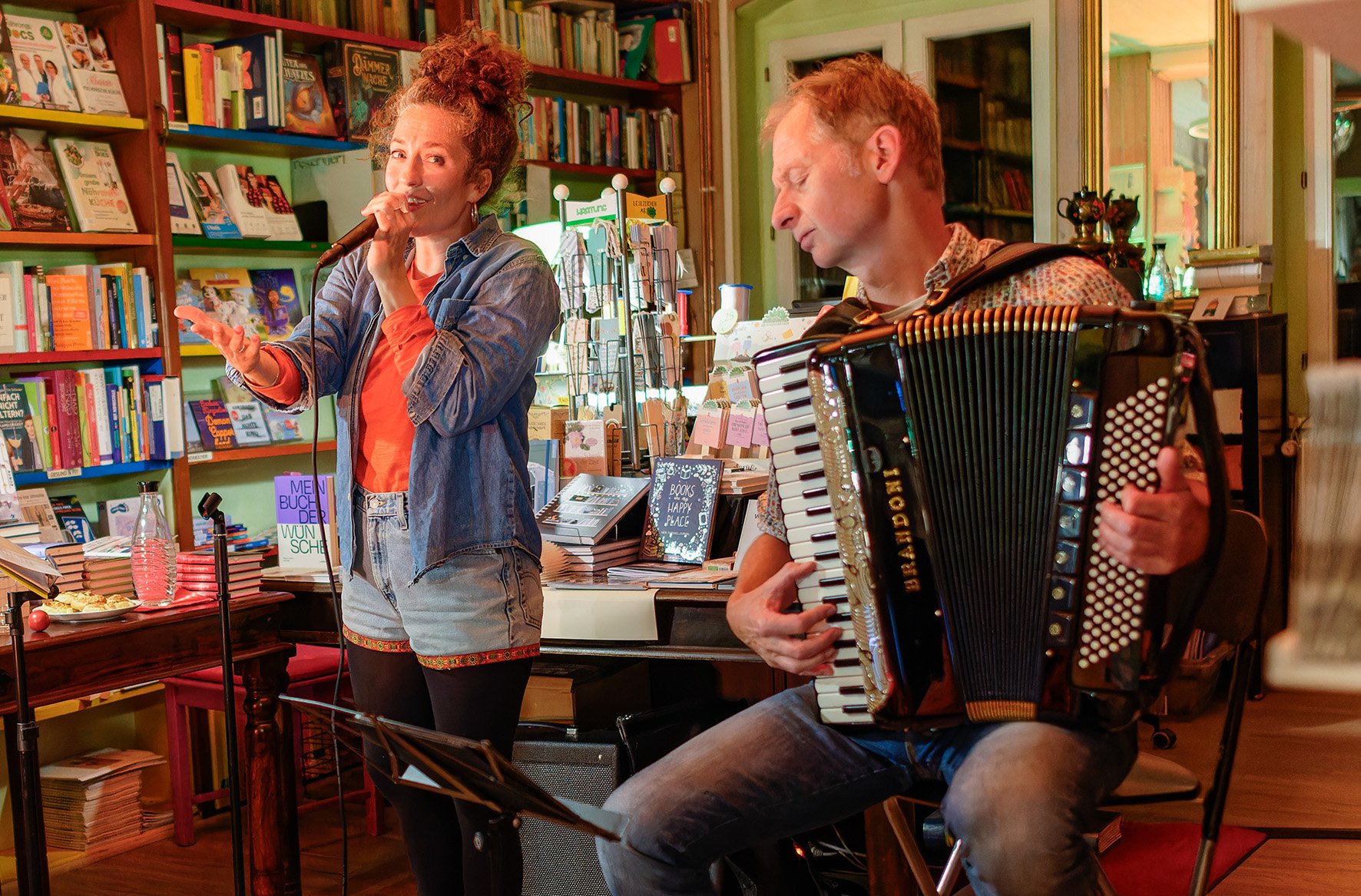 Nominka in der Buchhandlung am Schäfersee, Foto: Oliver Richter