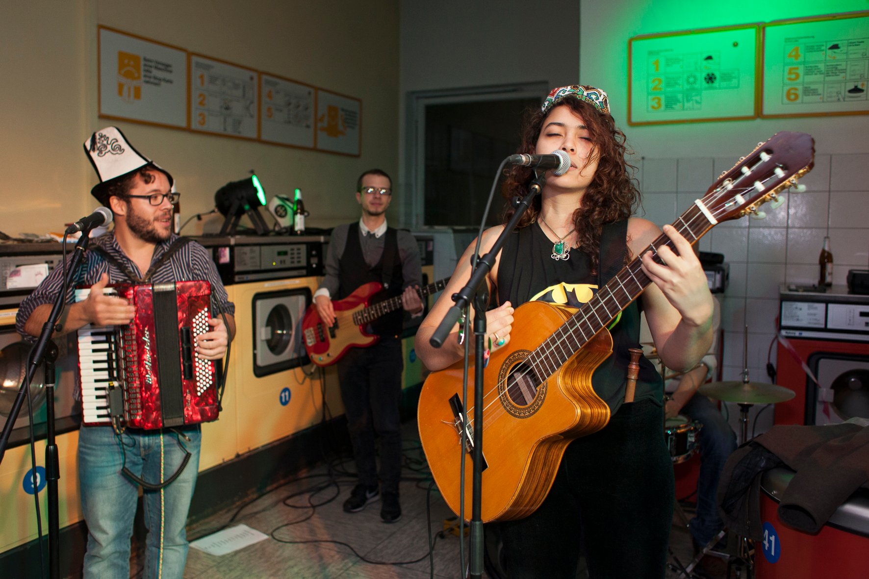 Abschlusskonzert von Klangrainer im Waschsalon, Foto: Patricia Schichl