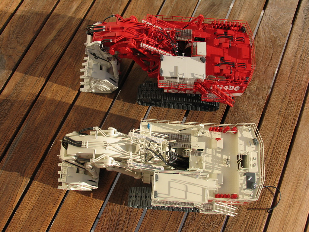 In der Draufsicht werden die Unterschiede am deutlichsten