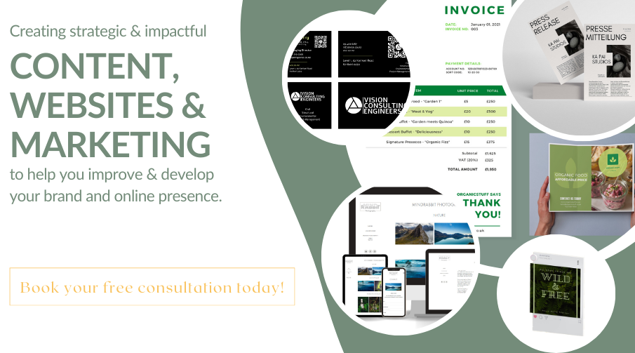 MindRabbit Media creates strategic & efficient content, graphic design, text and websites for your small or middle-sizes business