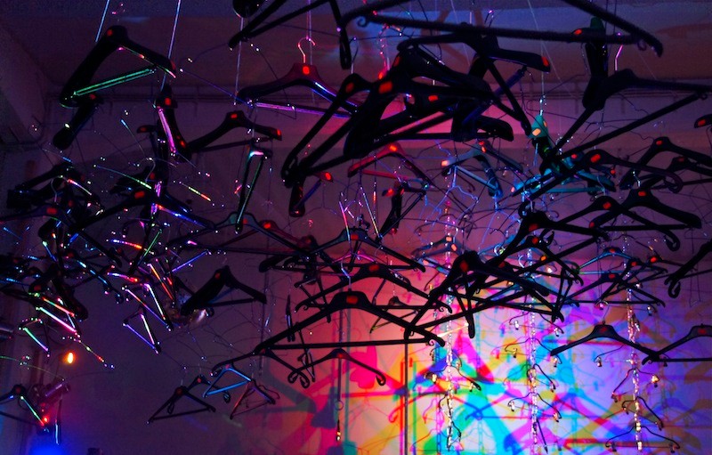 Die Installation als Raster.