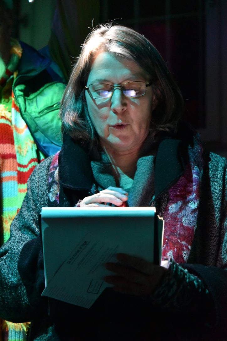 Begrüßung: Josefine Gras.  Foto: B.Kleeschulte