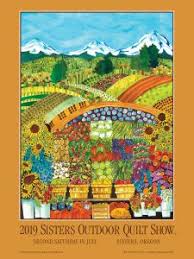 poster officiel du festival de patchwork 2019 de Sisters 