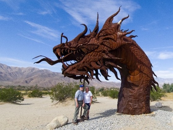 PSC Ball Cap almost got eaten by the Serpent near Borrego Springs, CA