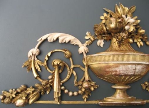 Ornament - Ergänzung vor dem Vergolden