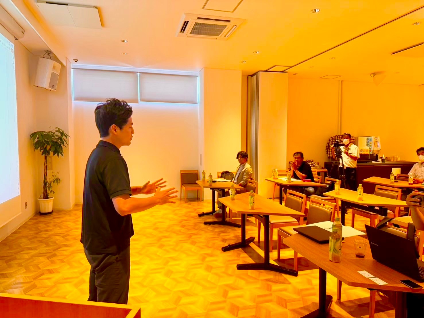 【鹿児島】理事会と飛行訓練