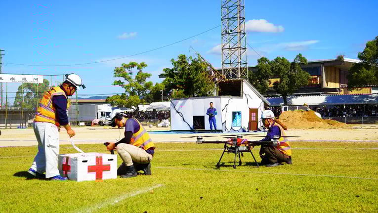 【福岡】総合防災訓練参加