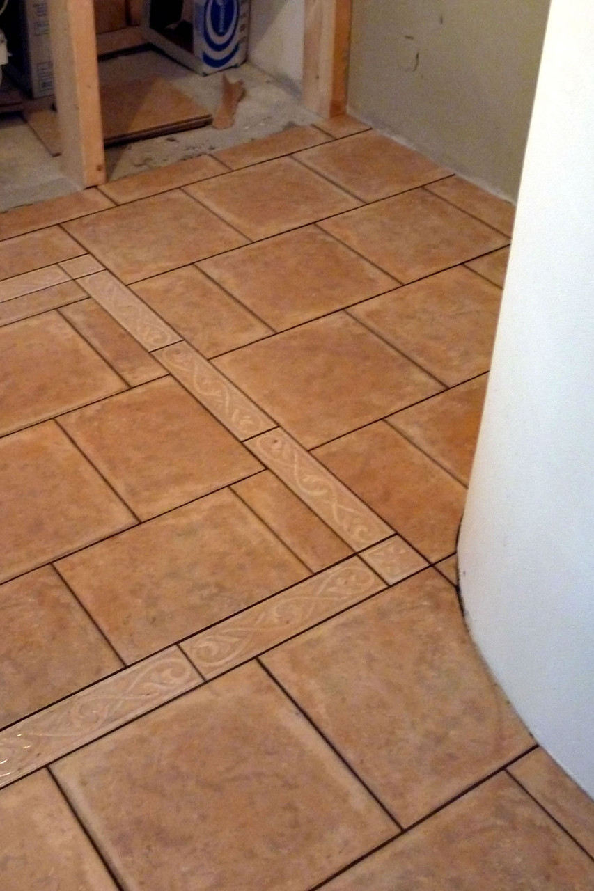 Mosaikboden Badezimmer Einfamilienhaus