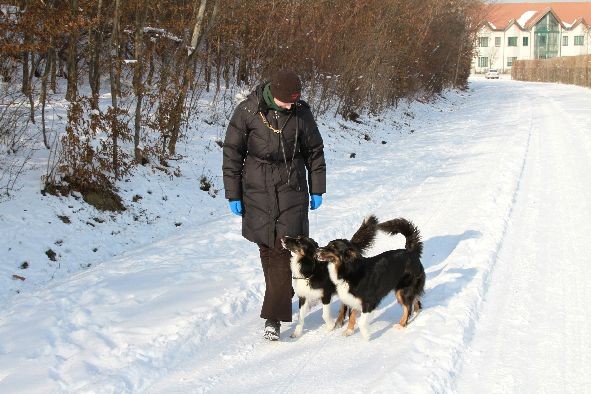 Aylin und Cyra mit Karin