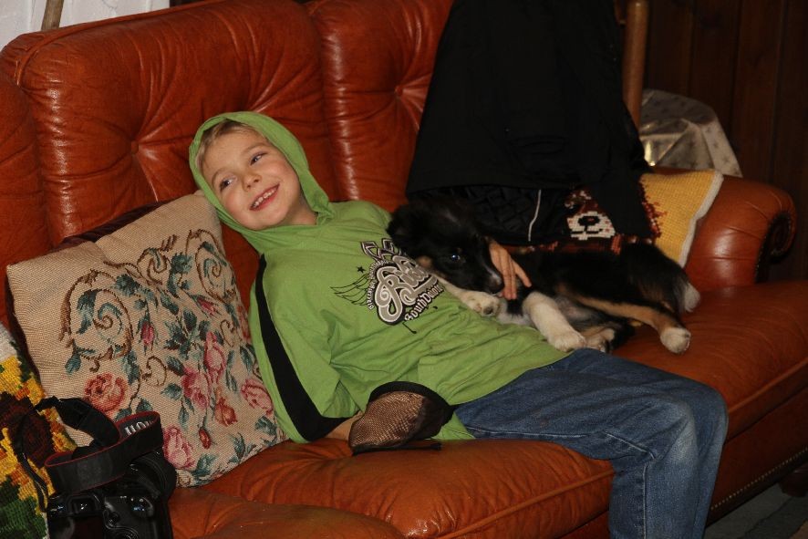 Michael mit Aylin (der Springmaus!)