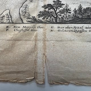 Kupferstich Merian Bern