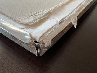 Shit happens- Es kann passieren - Bilderglas ersetzen. 