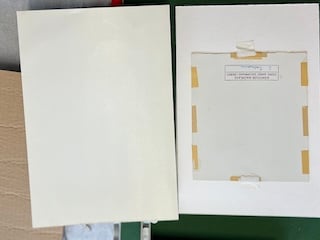 Bild ausrahmen und Kleber entfernen 