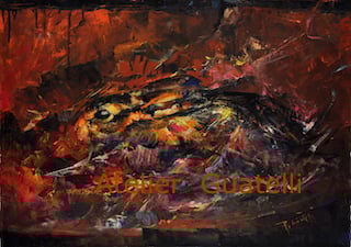 Ölbilder einrahmen - Schattenfugenrahmung - 