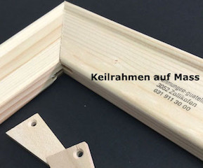 Einrahmen Keilrahmen