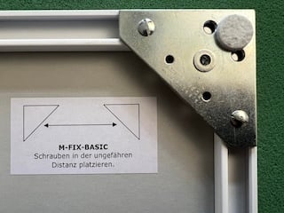 Einrahmungen auf Mass - Bilderaufhänger Metall