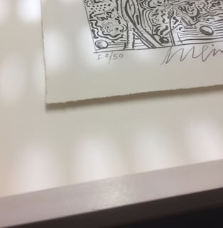 Grafik schwebend aufgelegt