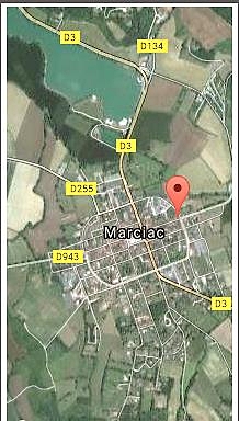 Marciac vu de très haut
