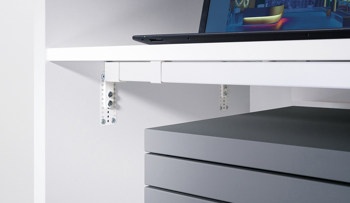 Height adjustment from 70 to 78 cm