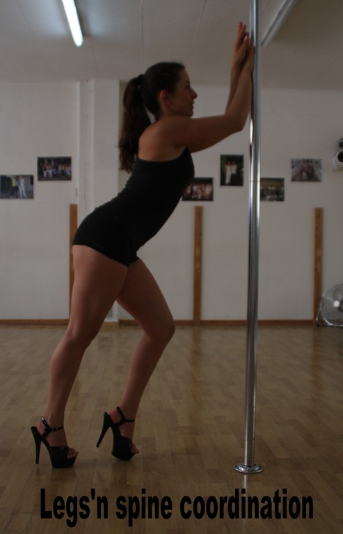 Legs'nspine coordination / sexy cat spine