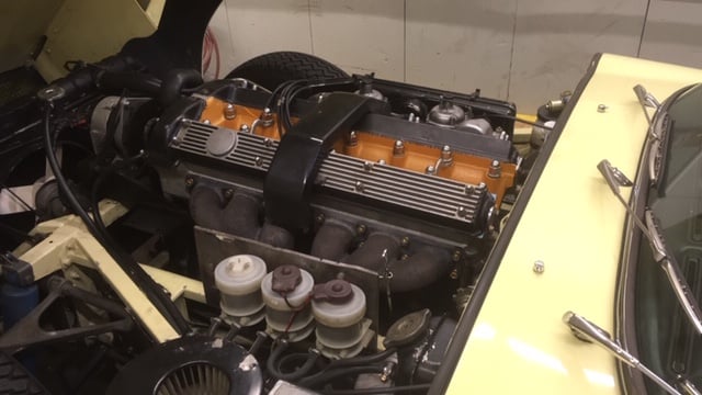 Zylinderkopf Revision Jaguar E, Oldtimer Garage D. Bauhofer, Teufenthal