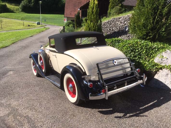 Packard Coupe 1933, Oldtimer Garage D. Bauhofer, Teufenthal - Restauration und Werkstatt Service von Oldtimern