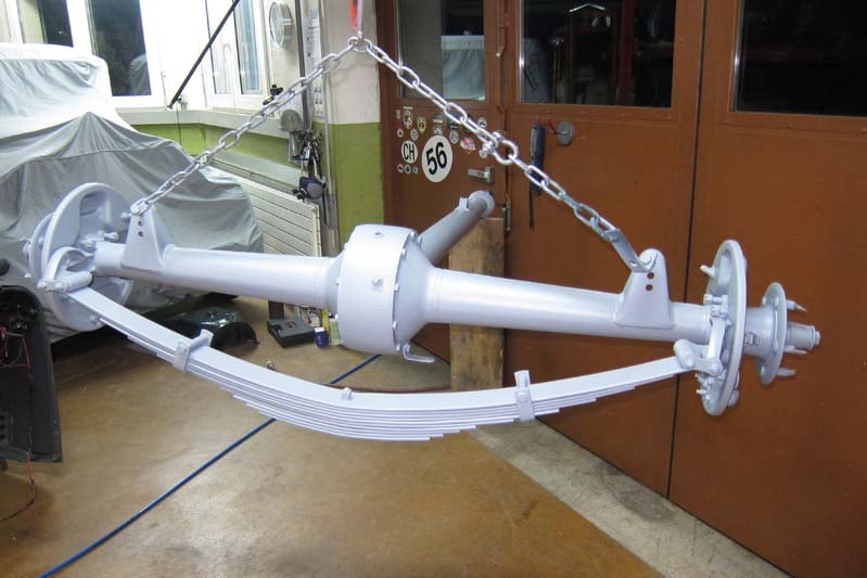 Hinterachse Ford B 1932, Reparatur, Revision, Oldtimer Garage D. Bauhofer, Teufenthal