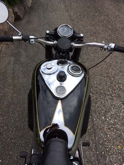 Motorrad Restauration Ariel 500 ccm 1950, Oldtimer Garage D. Bauhofer, Teufenthal 