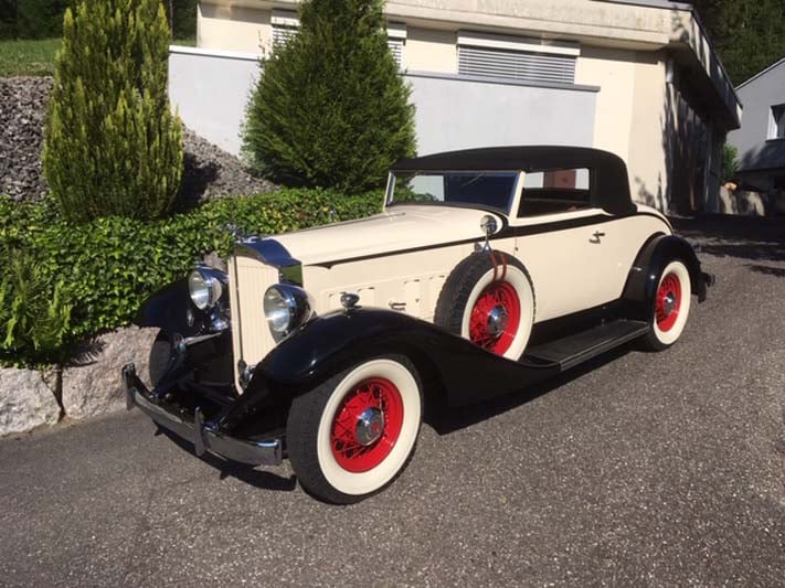 Packard Coupe 1933, Oldtimer Garage D. Bauhofer, Teufenthal - Restauration und Werkstatt Service von Oldtimern