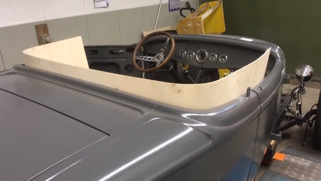 Hot Rod Anfertigung Innenverkleidung, Oldtimer Garage D. Bauhofer, Teufenthal