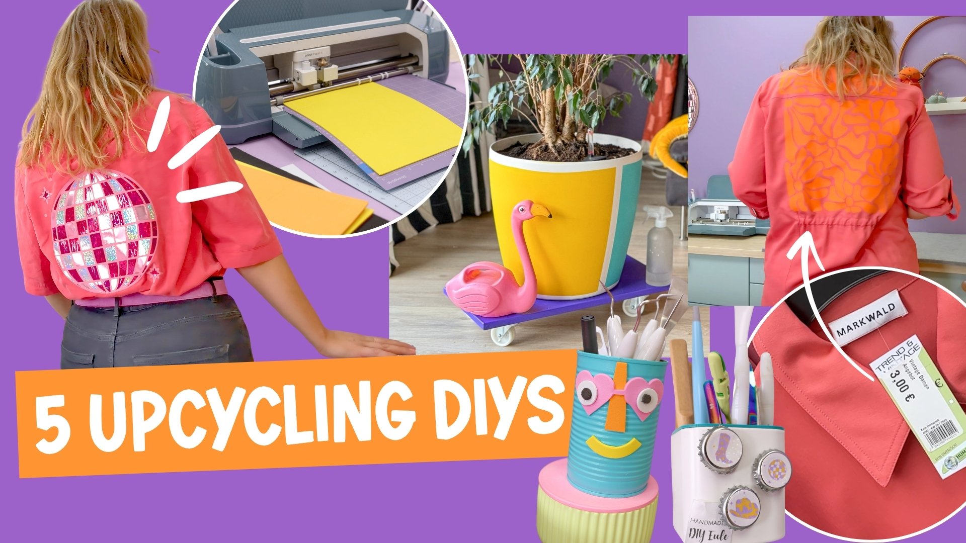 5 kreative Upcycling DIYs mit Cricut