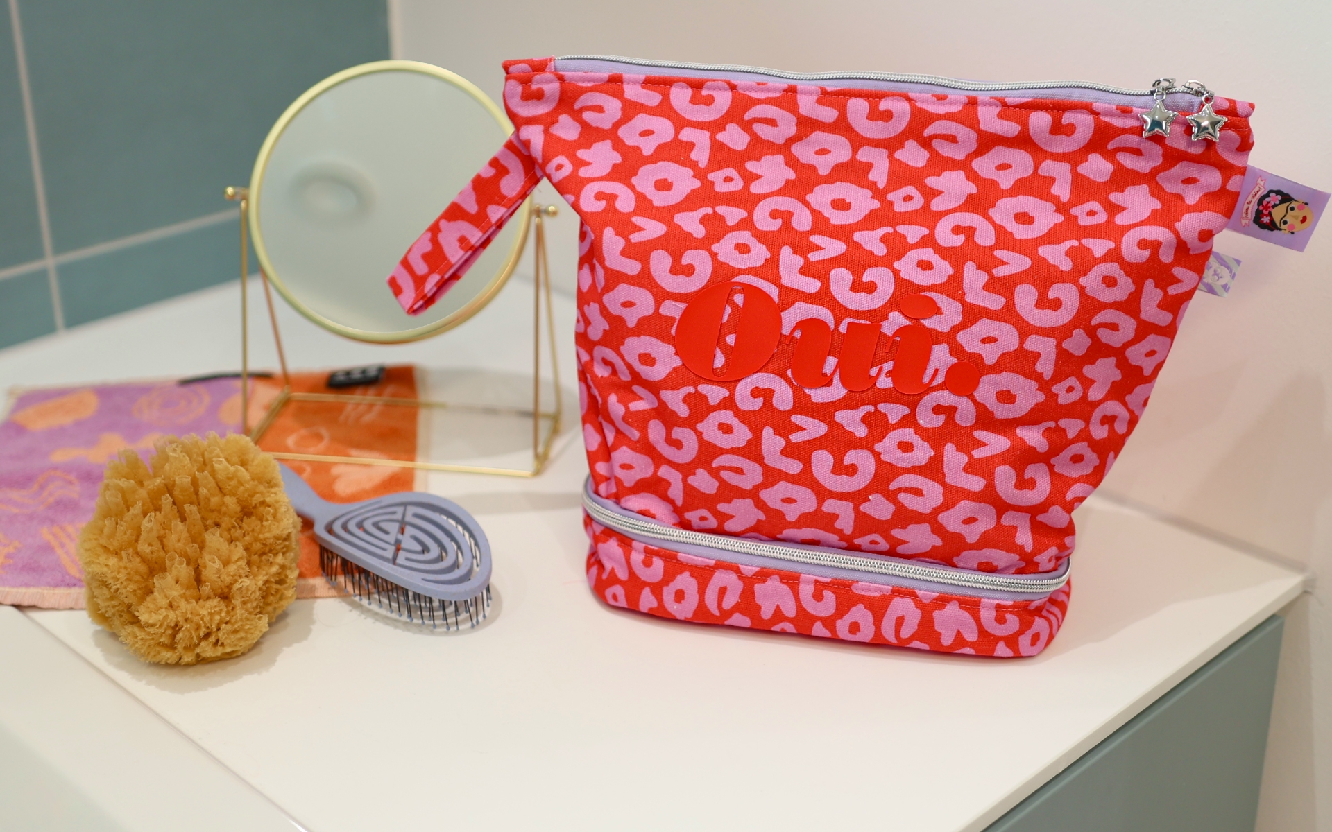 Kosmetiktasche Bodo mit Bodenfach nähen