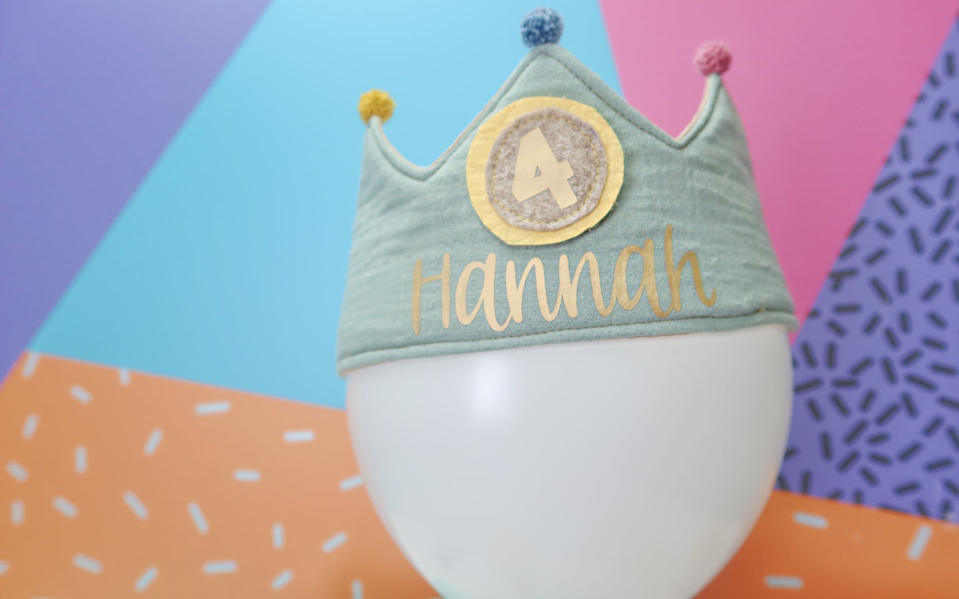 Geburtstagskrone nähen #BörstiKrone