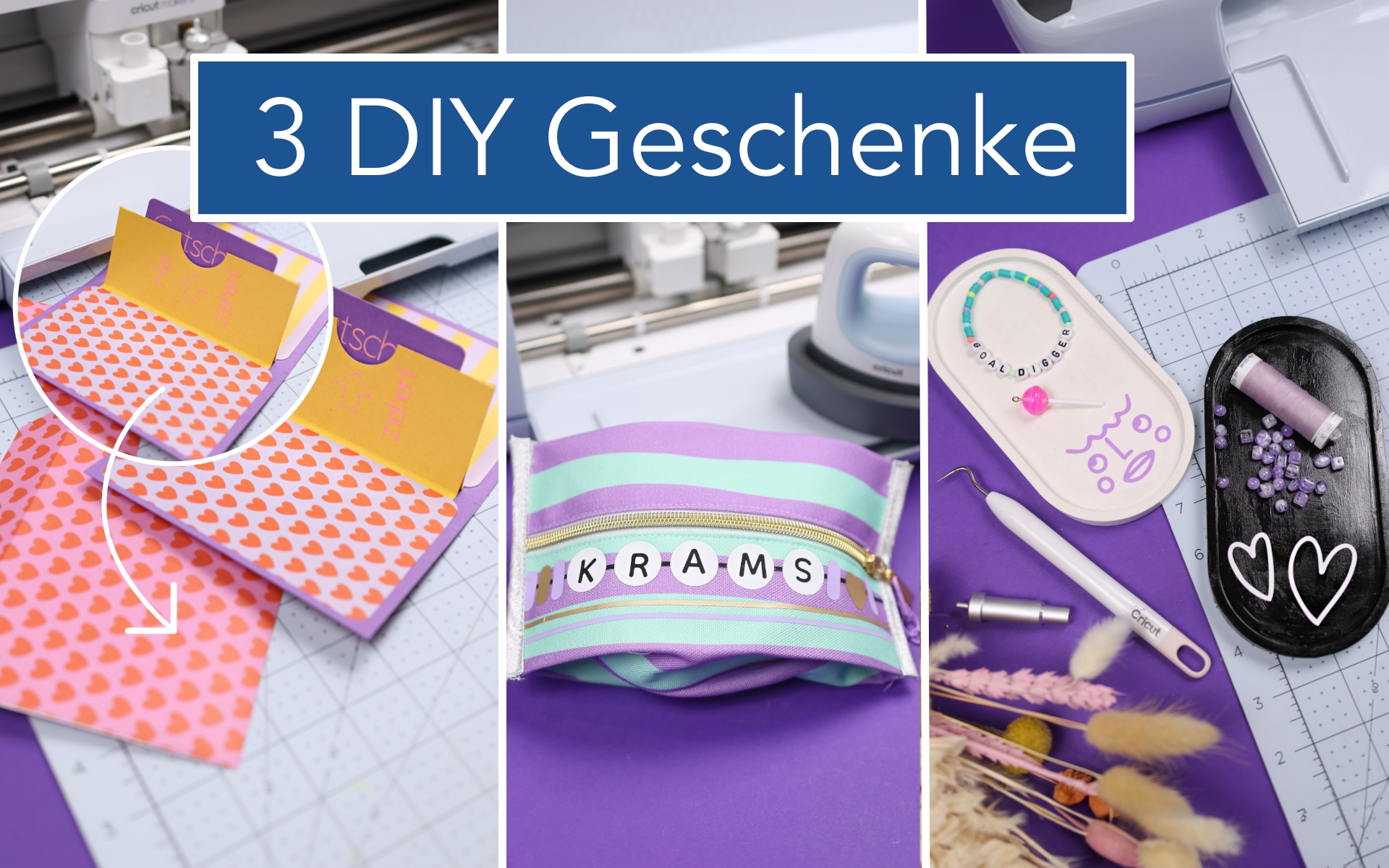 3 DIY Geschenkideen mit Cricut
