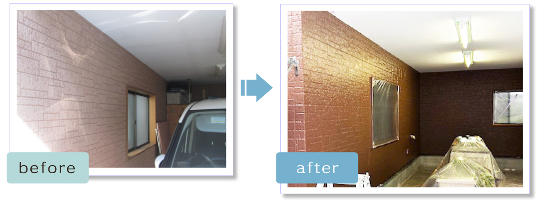 ガレージの塗り替え（横浜・加々見塗装）