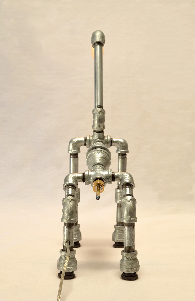 A rear view showing Giro's cord exit and brass electrical tail switch housing.